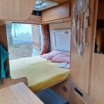 Wnętrze kampera na wynajem Fiat Peugeot Boxer CamperVan