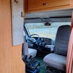 Wnętrze kampera na wynajem Fiat Peugeot Boxer CamperVan