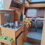 Wnętrze kampera na wynajem Fiat Peugeot Boxer CamperVan