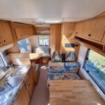 Wnętrze kampera na wynajem Fiat Ducato II "Knaus"
